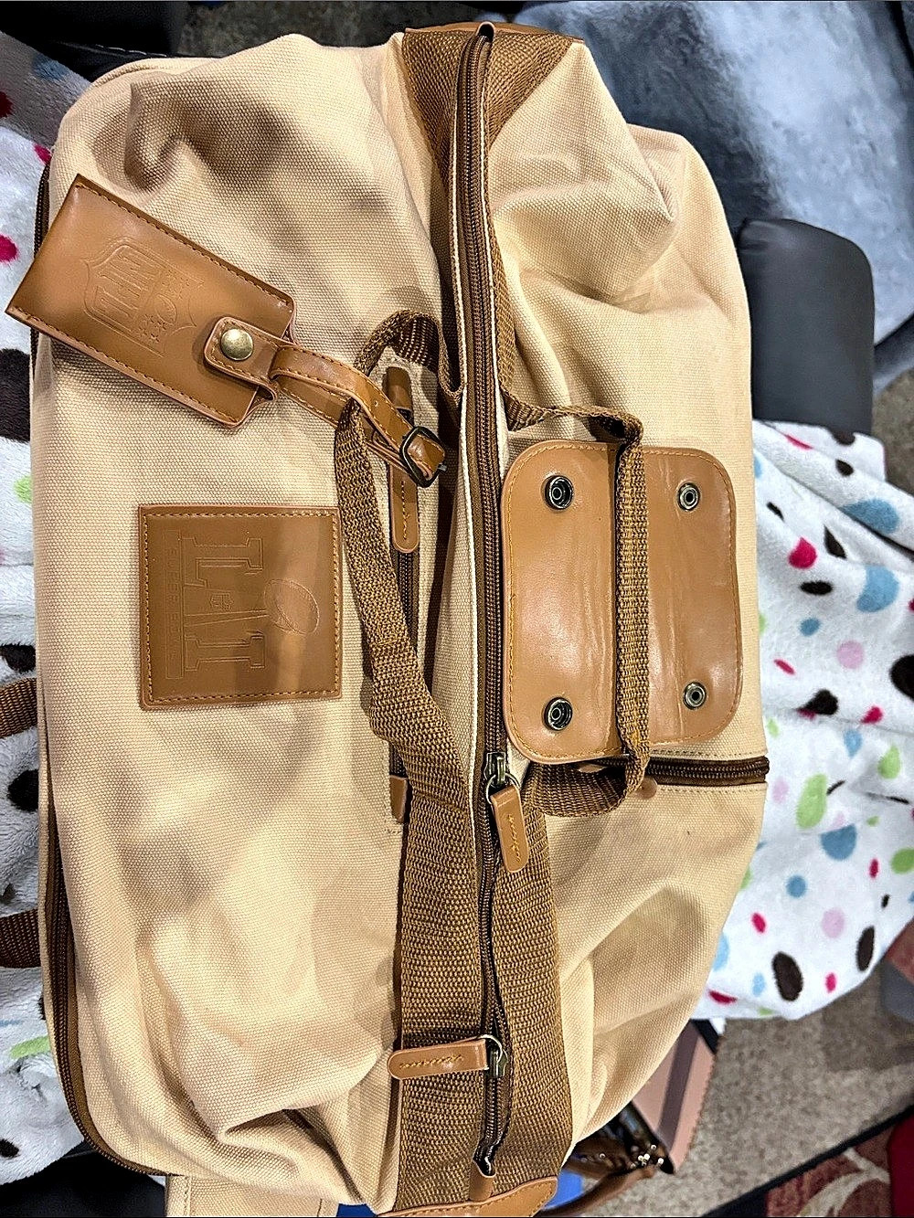 NFL Super Bowl LI Backpack Tan & Brown